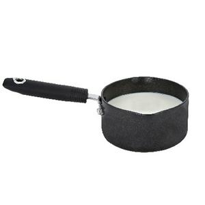 Habitat 14cm Aluminium Milkpan - Black - gallery image 5