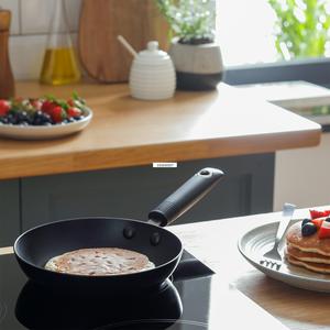 Habitat 20cm Aluminium Frying Pan - Black - gallery image 2