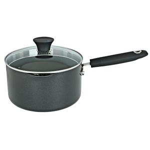 Habitat 3 Piece Aluminium Pan Set - Black - gallery image 2