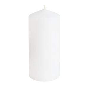 Habitat Large Pillar Unscented Candle - White Pack of 4 - gallery image 3