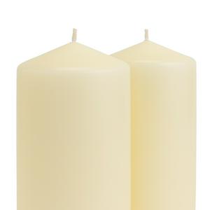 Habitat Large Pillar Candle Set - Ivory - Pack of 4 - gallery image 4
