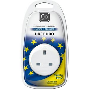 Go Travel UK-EU Adaptor