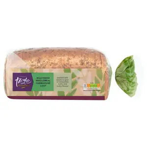 Sainsbury's Soft Multiseed Farmhouse Thick Sliced Wholemeal Bread, Taste the Difference 800g