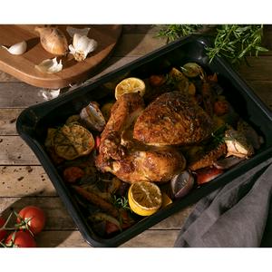 Sainsbury's Home Extra Large Heavy Gauge Roasting Tin with Pouring Lip - gallery image 5