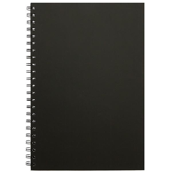Sainsbury's Home Hardback Wiro Notebook Black A4 - gallery image 1