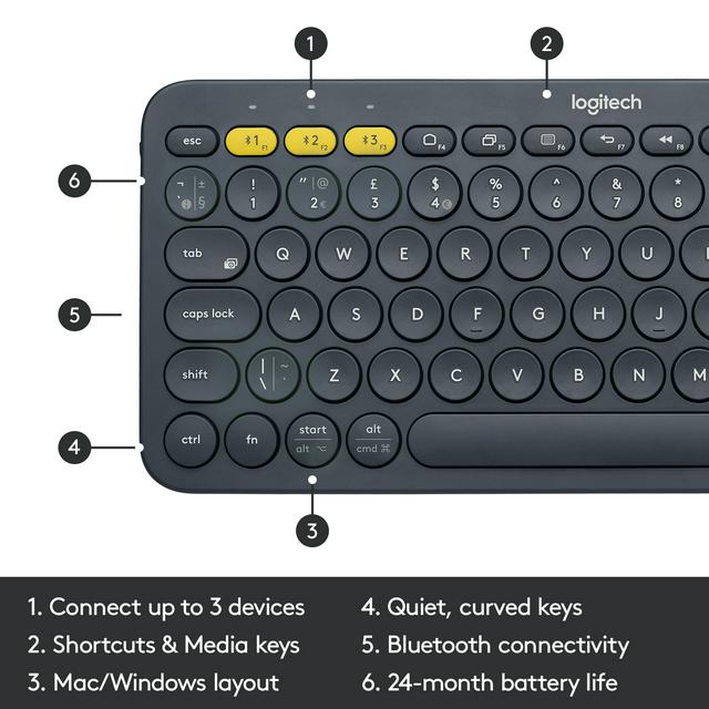 logitech k380 dimension