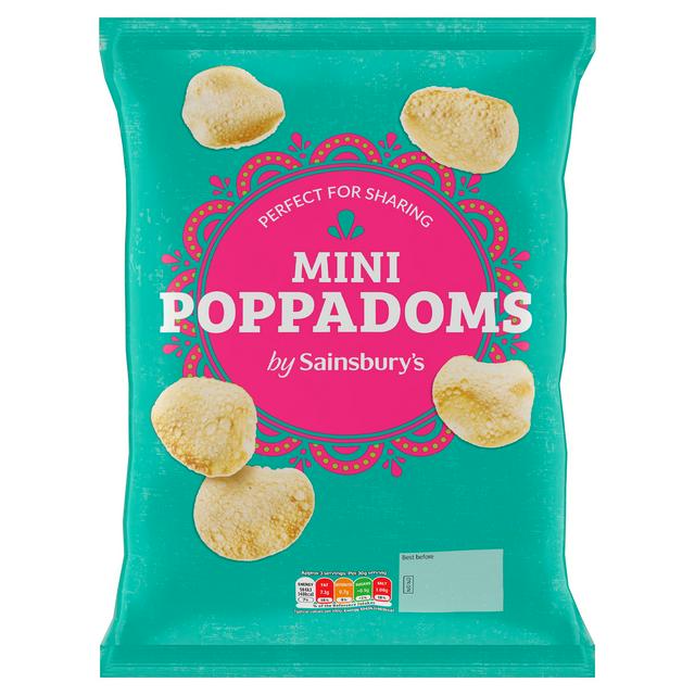 Sainsbury's Mini Poppadums 100g - gallery image 1
