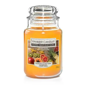 Yankee Home Inspiration Large Jar Candle - Exotic Fruits