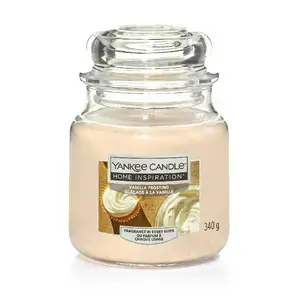 Yankee Home Inspiration Medium Jar Candle - Vanilla Frosting