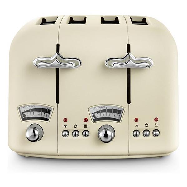 De'Longhi Argento Flora 4 Slice Toaster Jasmine Beige - gallery image 1