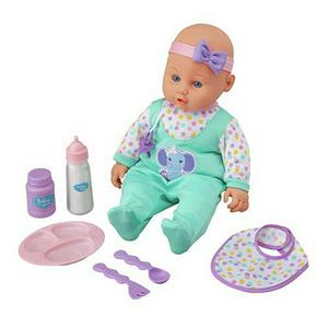 chad valley babies to love doll and interactive potty set