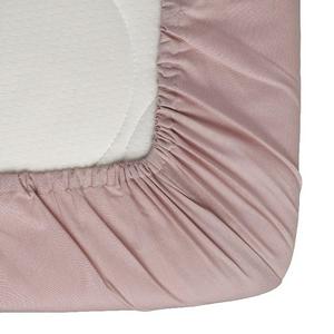 Habitat Cotton Rich 180TC Plain Fitted Sheet - Blush - gallery image 2