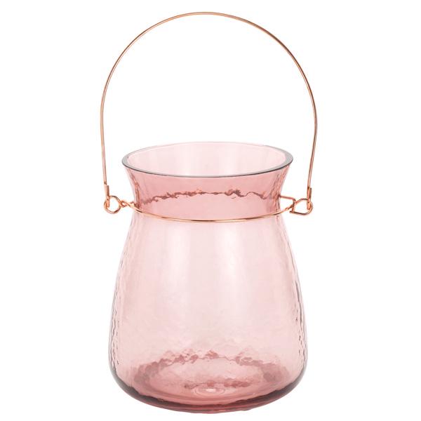 Sainsbury's Home Bohemian Traveller Pink Hanging Lantern - gallery image 1