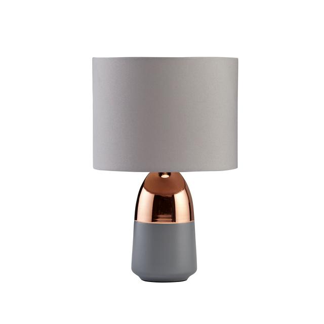 Duno Touch Table Lamp Grey Copper, Sainsbury S Owl Table Lamp