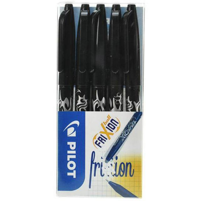 Pilot Frixion Black 5pk - gallery image 1