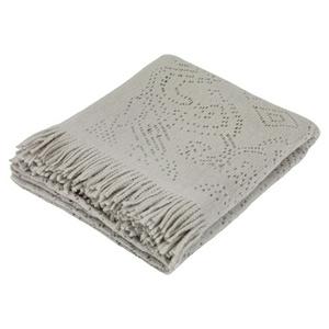 Grey knitted throw online sainsbury's