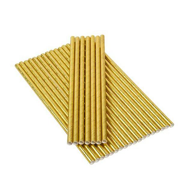 Sainsbury s Home Straws Gold 25pk