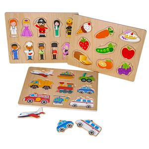 2Pack 7425107762744 Numbers And Shapes Chad Valley Chad Valley Wooden Puzzles Learn Letters 