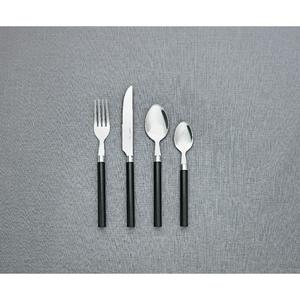 Sainsbury's Home 16pc Coloured Handle Cutlery Set - Black - gallery image 2