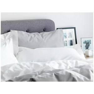 Habitat Pure Cotton 200TC Standard Pillowcase Pair - White - gallery image 2