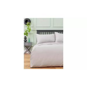 Habitat Soft and Cosy Brushed Cotton Bedding Set - Grey - gallery image 2