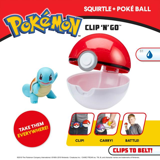 Pokémon Clip 'N' Go Squirtle & Poké Ball