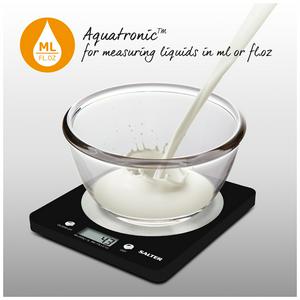 Salter Electronic Scale with Steel Platform - Black - gallery image 2