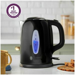 Russell Hobbs Worcester Black Stainless Steel Kettle 25511 - gallery image 2