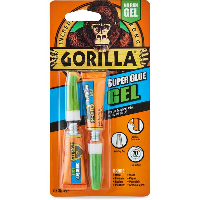 Gorilla Pack of 2 Superglue Gel - 3g - gallery image 1