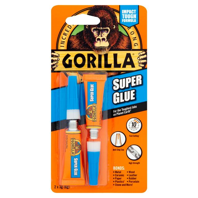 Gorilla Pack of 2 Superglue - 3g
