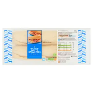 Sainsbury's Bake at Home White Baguettes x2