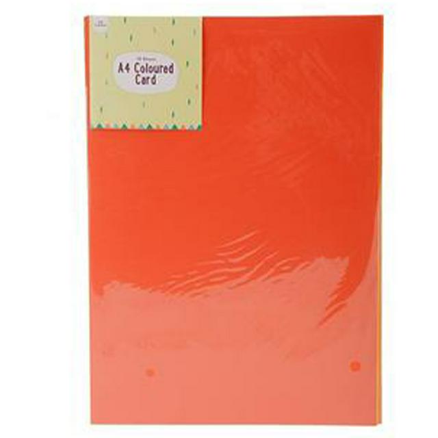 Get Creative Pack of 10 A4 Card Colours Assortment
