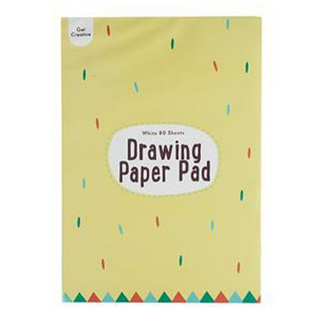 Nuco International Get Creative 80 Sheets White Drawing Paper Pad 80