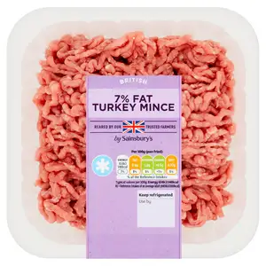 Sainsbury's 7% Fat Fresh British Turkey Mince 500g