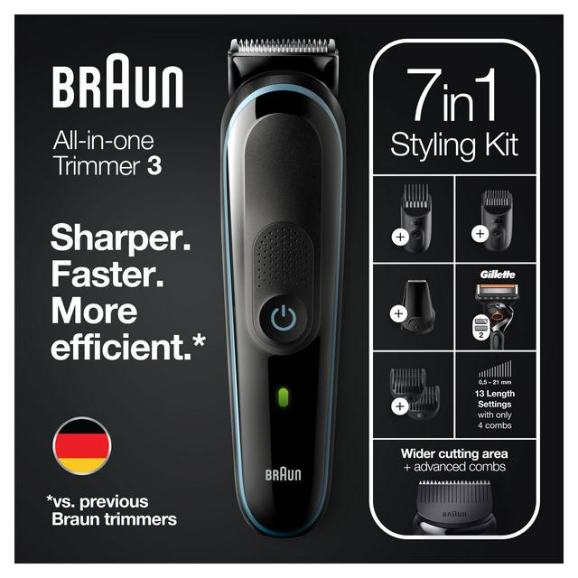 braun beard trimmer 7 in 1