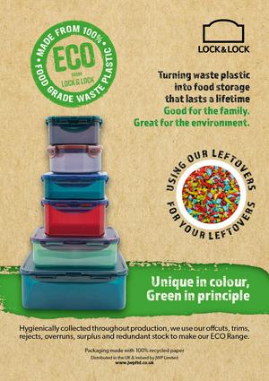 Lock & Lock Eco 1.2L Square Storage - gallery image 3