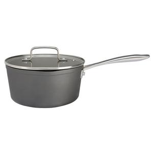 Habitat 3 Piece Hard Anodised Aluminium Saucepan Set - gallery image 4