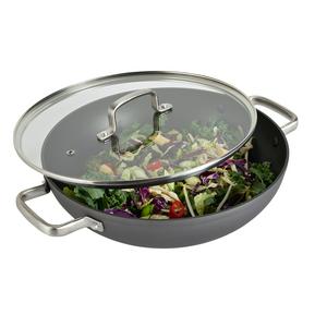 Habitat 30cm Hard Anodised Aluminium Double Handled Wok - gallery image 3