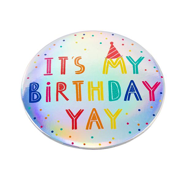 Sainsbury's Home Birthday Giant Badge Rainbow - gallery image 1