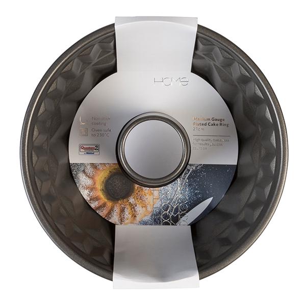 Sainsbury's Home 21cm Medium Gauge Fluted Non Stick Cake Ring - gallery image 1
