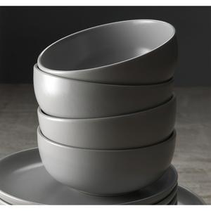 Habitat 12pc Matte Grey Dinner Set - gallery image 2