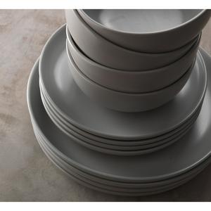 Habitat 12pc Matte Grey Dinner Set - gallery image 3