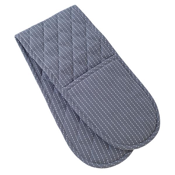 Sainsbury's Home Butchers Pin Stripe Double Oven Gloves - gallery image 1