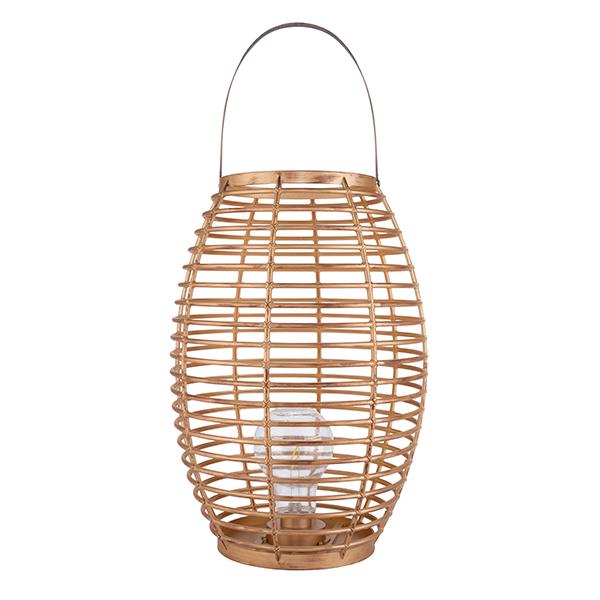 Sainsbury's Home Sahara Battery Faux Rattan Large Lantern - gallery image 1