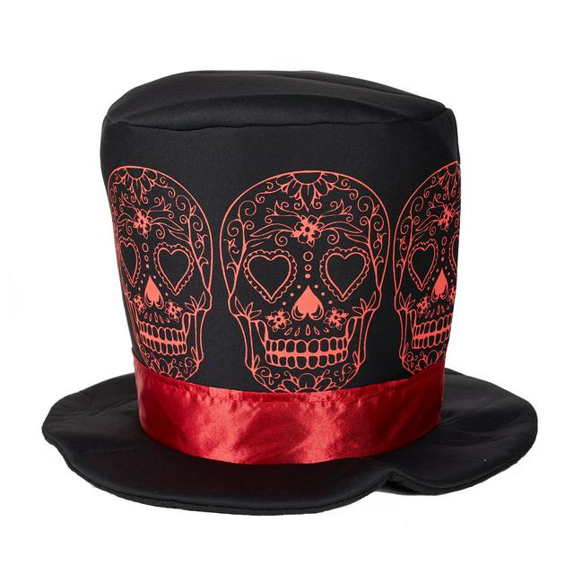 Dead Black and Red Tophat 