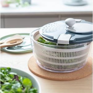 Habitat Healthy Eating Salad Spinner - Blue - gallery image 2
