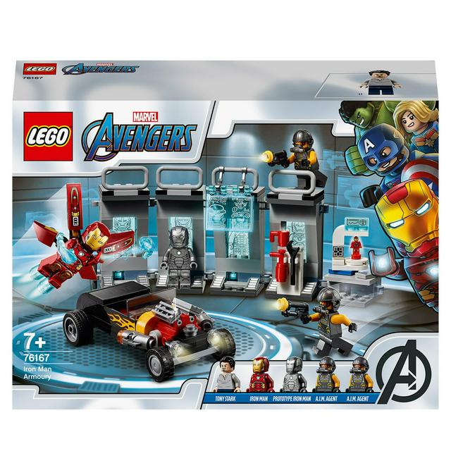 Lego Marvel Avengers Iron Man Armory Set 76167 Sainsbury S