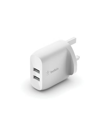Belkin 12W Dual USB - A Wall Charger - White - gallery image 2