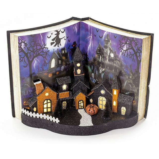 Sainsbury S Home Halloween Light Up Halloween Book Decoration Sainsbury S