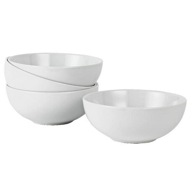 MALACASA 42 oz. White Porcelain Bowls Cereal Soup Ramen Bowls Set Serving  Bowls for Ice Cream Pasta and Snack(Set of 4) REGULAR-005 - The Home Depot